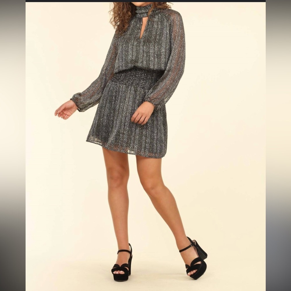 Veronica M Smocked Chiffon Dress